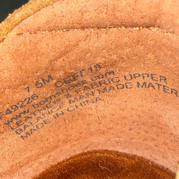 Born Brown Leather Suede Chelsea Ankle Boots Western Low Heel Size 7.5 - Picture 5 of 6